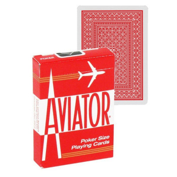 Aviator - Rot - Pokerkarten