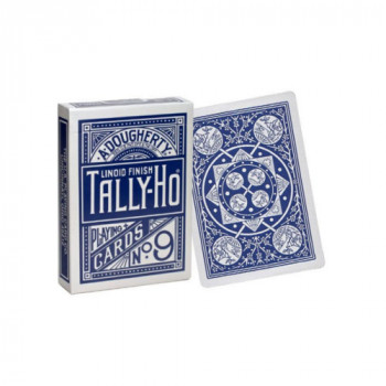 Tally Ho - Fan Back - Blau - Pokerkarten