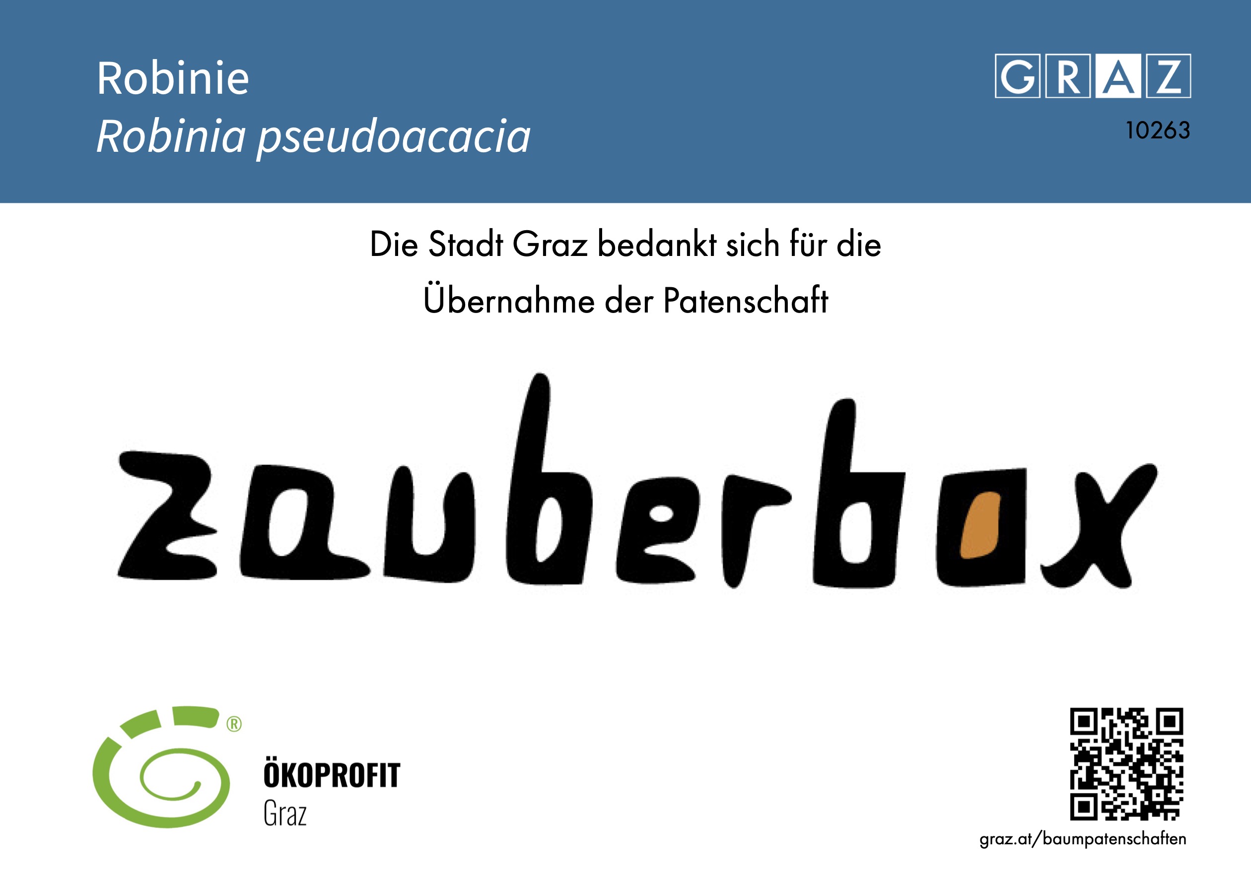 Zauberbox Baumpatenschaft am Lendplatz Graz