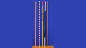 Preview: 8 Foot Appearing Multi-Color Pole by Big Guy's Magic - Coloring Book Kicker Finale