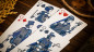 Preview: Babylon (Cerulean Blue) by Riffle Shuffle - Pokerdeck