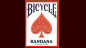 Preview: Bicycle Bandana (Red) - Pokerdeck