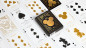 Preview: Bicycle Disney Mickey Mouse (Black and Gold) by US Playing Card Co.