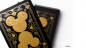 Preview: Bicycle Disney Mickey Mouse (Black and Gold) by US Playing Card Co.