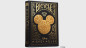 Preview: Bicycle Disney Mickey Mouse (Black and Gold) by US Playing Card Co.