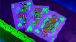 Preview: Bicycle Neon Rider Back Green-Glo Deck - Pokerdeck
