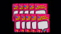 Preview: Birthday Silk Surprise REFILL (10 Silks) by PlayTime Magic DEFMA (Pink)