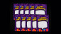 Preview: Birthday Silk Surprise REFILL (10 Silks) by PlayTime Magic DEFMA (Purple)
