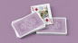 Preview: Black Roses Lavender (Marked) Edition - Pokerdeck - Markiertes Kartenspiel