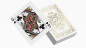 Preview: Black Roses White Gold Foil - Pokerdeck