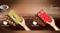 Mobile Preview: BonBon Box ROT by George Iglesias and Twister Magic - Erscheinende Schokolade