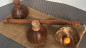 Preview: Cheppum Panthum Coconut Shell Cups and Wand set by Gary Kosnitzky