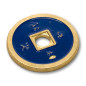 Preview: Chinese Coin (CH0021) Blue & Red by Tango Magic