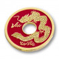 Preview: Chinesische Münze by Royal - Half Dollar size - Rot
