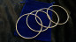 Preview: Close Up Linking Rings GOLD (BLUE BAG) (Gimmicks & DVD, SPANISH and English) by Matthew Garrett