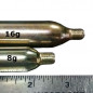 Preview: CO2 Zylinder - CO2 Cartridge - 8g für Konfettikanone Klein