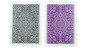 Preview: Copag Unique Plastic Poker Size Regular Index Gray and Purple Double-Deck Set - Pokerdeck