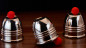 Preview: Cups and Balls Set (Stainless-Steel With Black Matt Inner) by Bluether Magic and Raphael