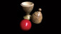 Preview: Deluxe Wooden Ball Vase by Merlins Magic