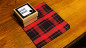 Preview: EGG BAG RED PLAID by Bacon Magic