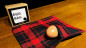 Preview: EGG BAG RED PLAID by Bacon Magic