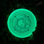 Preview: Frisbee - Eurodisc 100% Organic - Superglow - Grün - Fluoreszierende Wurfscheibe - 175g - 275mm