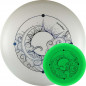 Preview: Frisbee - Eurodisc 100% Organic - Superglow - Blau - Fluoreszierende Wurfscheibe - 175g - 275mm