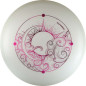 Preview: Frisbee - Eurodisc 100% Organic - Superglow - Lila - Fluoreszierende Wurfscheibe - 175g - 275mm