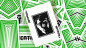 Preview: HEATH BACK PLAYING CARDS - LENNART GREEN EDITION - Pokerdeck