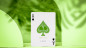 Preview: Jerry's Nugget Monotone (Metallic Green) - Pokerdeck