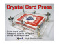 Preview: Crystal Card Press by Hondo und Fon - Kartenpresse