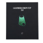 Preview: Leather Chop Cup by TCC (Deep Forest Green)