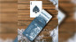 Preview: Leaves Winter (Blue) by Dutch Card House Company - Pokerdeck