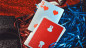 Preview: Limited Holographic Edition Surprise Deck V5 (Red) by Bacon Playing Card Company - Pokerdeck