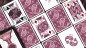 Preview: Marked Paisley Ton sur Ton Poudre Rouge - Pokerdeck - Markiertes Kartenspiel