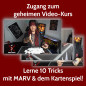 Preview: MARV das Kartenspiel – Pokerdeck für Zauberer inkl. 10 Kartentricks & Videokurs