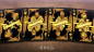Preview: Middle Kingdom (Gold) Printed by US Playing Card Co - Pokerdeck