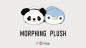 Preview: Morphing Plush (Panda to Penguin Blue) by Jackie Zhao and JT Magic