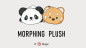 Preview: Morphing Plush (Panda to Raccoon) by Jackie Zhao and JT Magic
