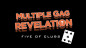 Preview: MULTIPLE GAG PREDICTION FIVE OF CLUBS by PlayTime Magic DEFMA DEFMA