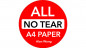 Preview: No Tear Pad (Extra Large, 8.5 X 11.5 ") ALL No Tear by Alan Wong