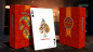Preview: Paisley Poker Red by by Dutch Card House Company - Pokerdeck