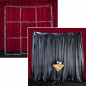 Preview: PopUp Messewand NEU mit Vorhang - Stand für Bühne, Messen und Events