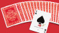 Preview: Red Roses Gold Foil (Fully Marked) - Pokerdeck - Markiertes Kartenspiel