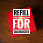 Preview: Refill for  Cubebuster by Henry Harrius - 7x7 Shell Stickers only RED/WHITE