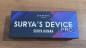 Preview: SURYAS DEVICE PRO Surya kumar
