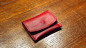 Preview: The Cowhide Coin Wallet (Red) by Bacon Magic