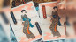 Preview: The Great Wave off Kanagawa V3 (Autumn Maple / Peachy Pink) - Pokerdeck