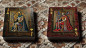 Preview: The Spirit of Cubism (Dark Red) Playing Cards