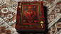 Preview: The Spirit of Cubism (Dark Red) Playing Cards